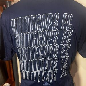 Adidas Navy Logo Athletic Tee with Sparkles